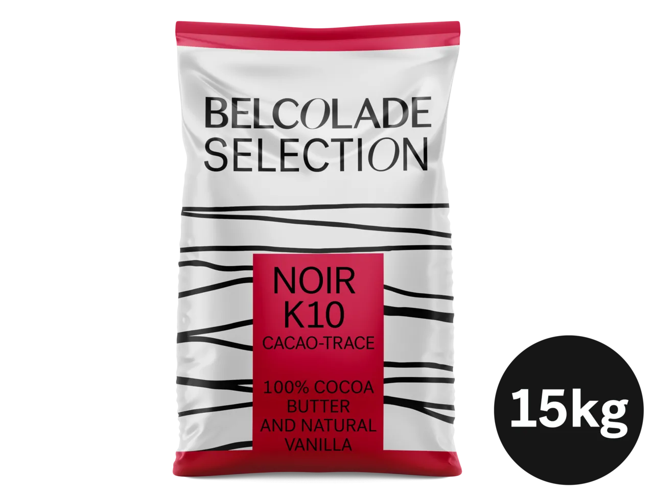 チョコレート　Bblcolade　5k Чорний шоколад в краплях Belcolade Selection Noir K10 Cacao-Trace